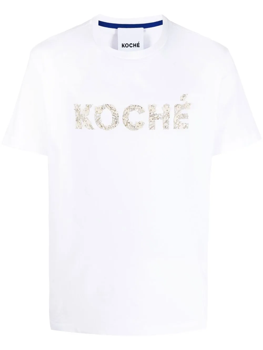 

Koché embellished logo detail T-shirt - White