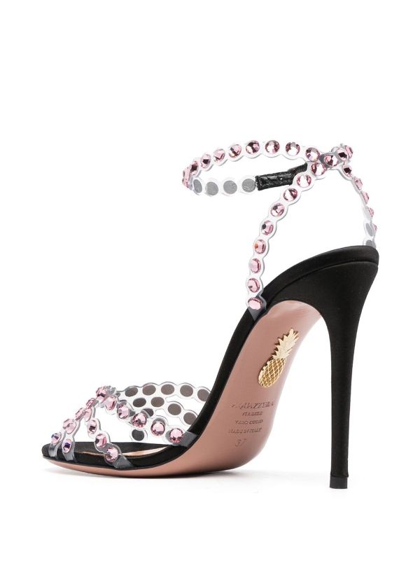 Aquazzura Tequila Plexi 105mm Sandals Farfetch