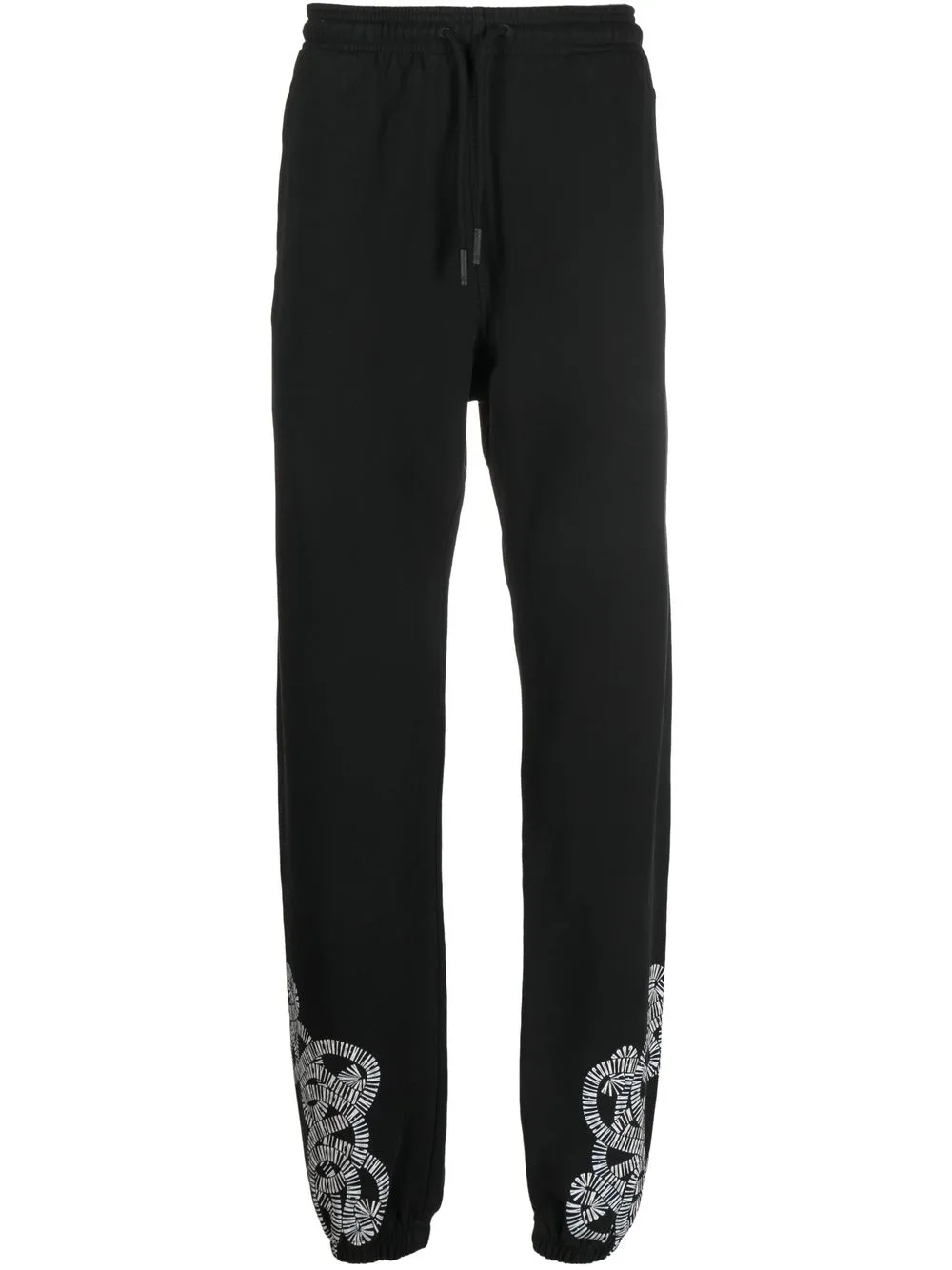 

Marcelo Burlon County of Milan logo-print tapered sweatpants - Black