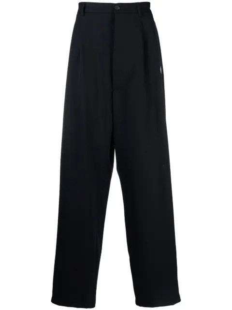 Marcelo Burlon County of Milan pantalones de vestir anchos con plumas estampadas