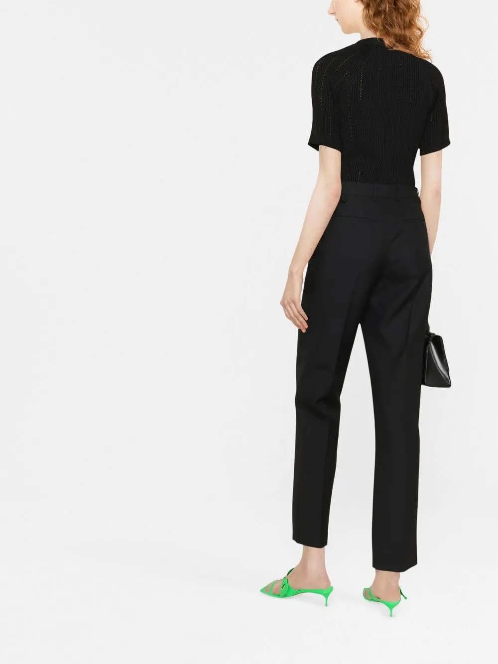 Balmain button-detail short-sleeve top | Clothing | Image 4
