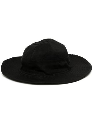 Linen-Blend Safari Hat