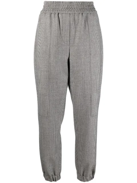Brunello Cucinelli checked tapered trousers
