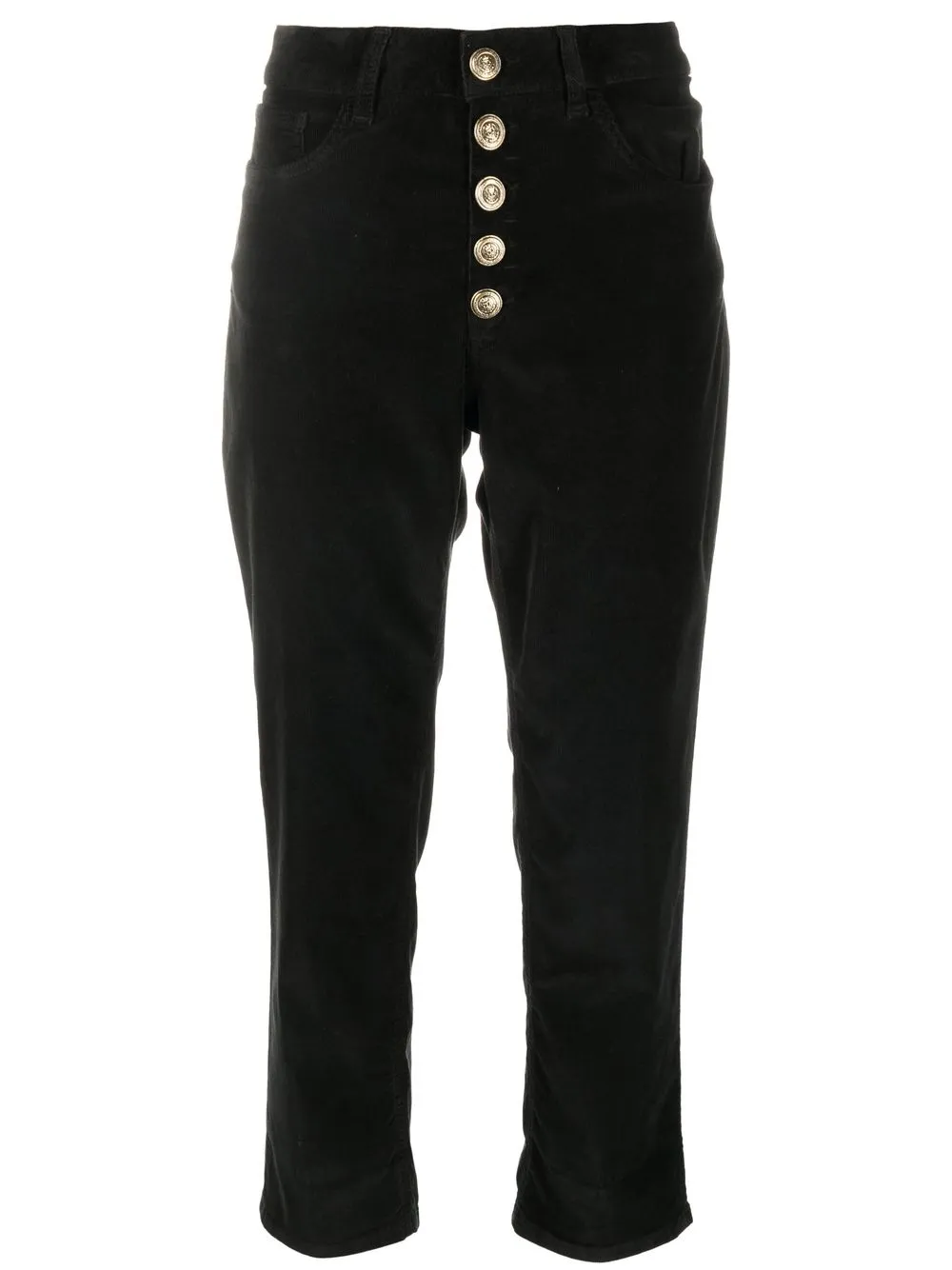 

DONDUP pantalones capri con botones - Negro