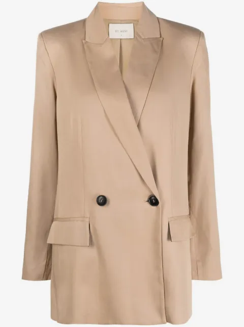 St. Agni blazer con doble botonadura