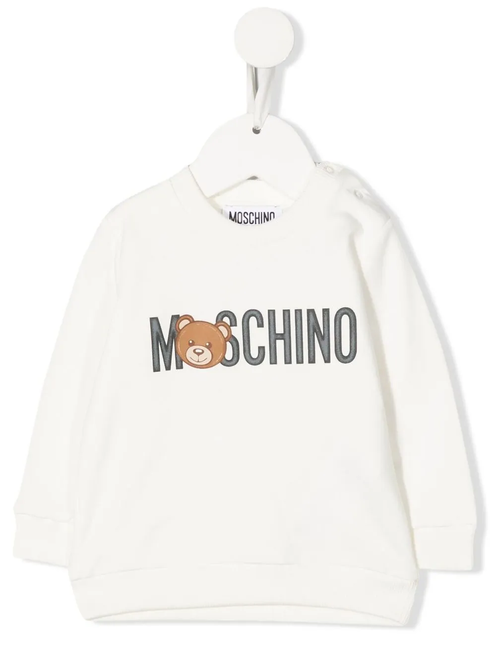 

Moschino Kids hoodie con motivo Teddy Bear - Blanco