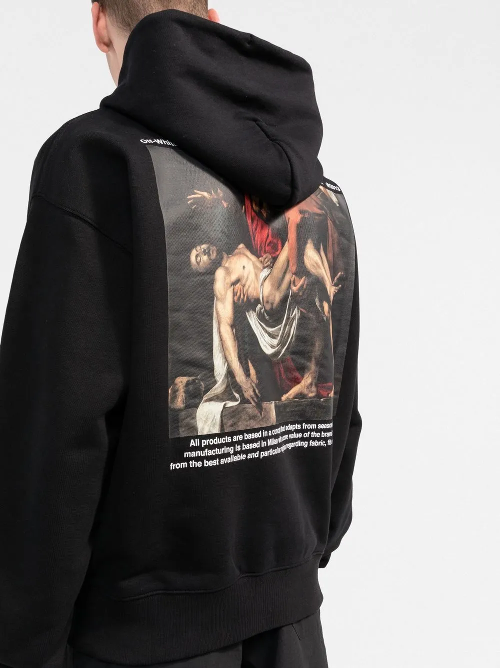 travis scott着用 off-white Caravaggio パーカーWACKOMA - トップス