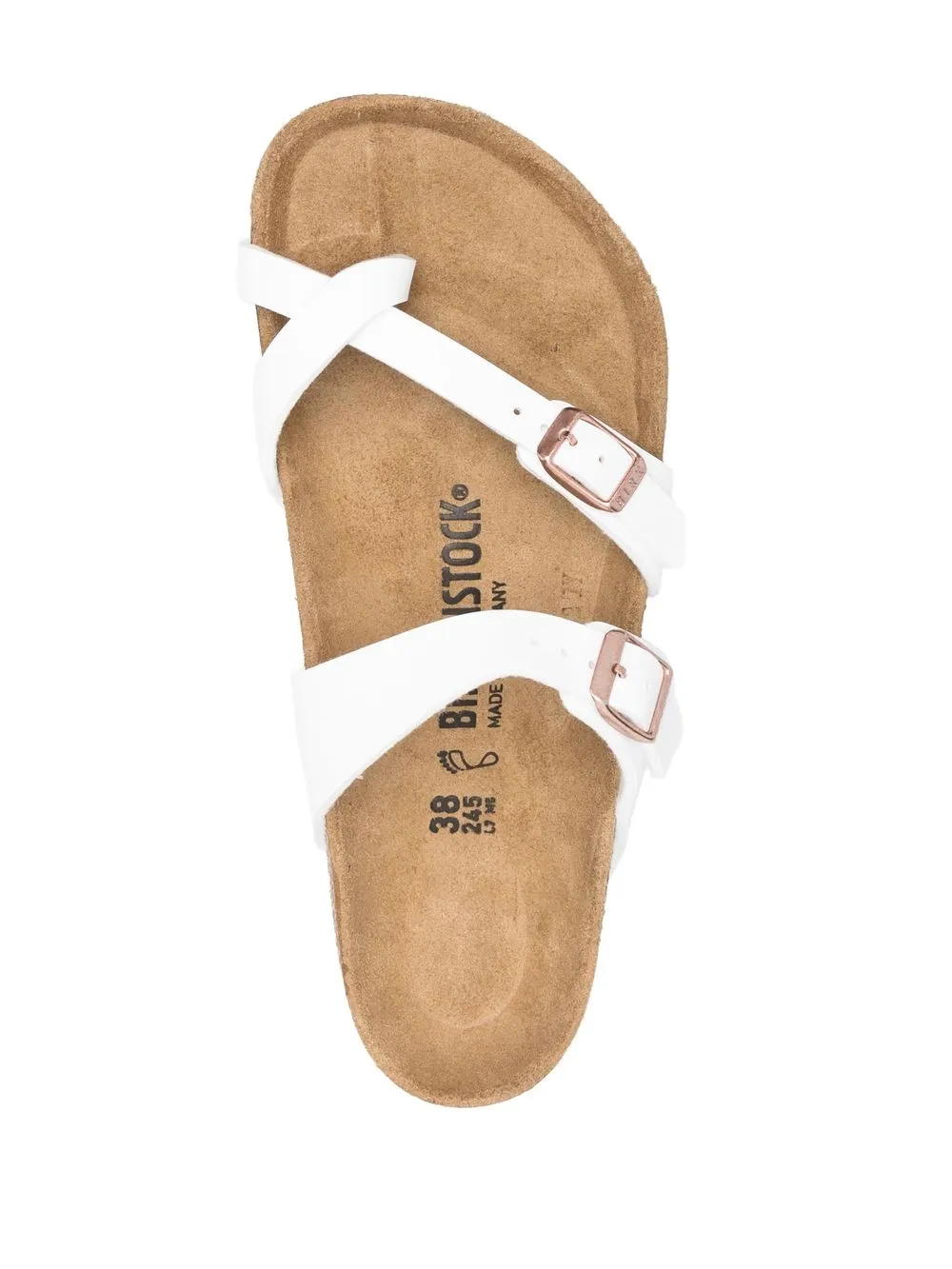 Birkenstock May double-strap sandals White