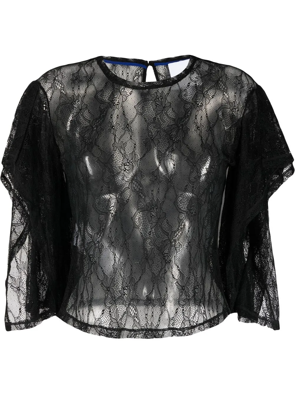 

Koché blusa con cuello redondo - Negro