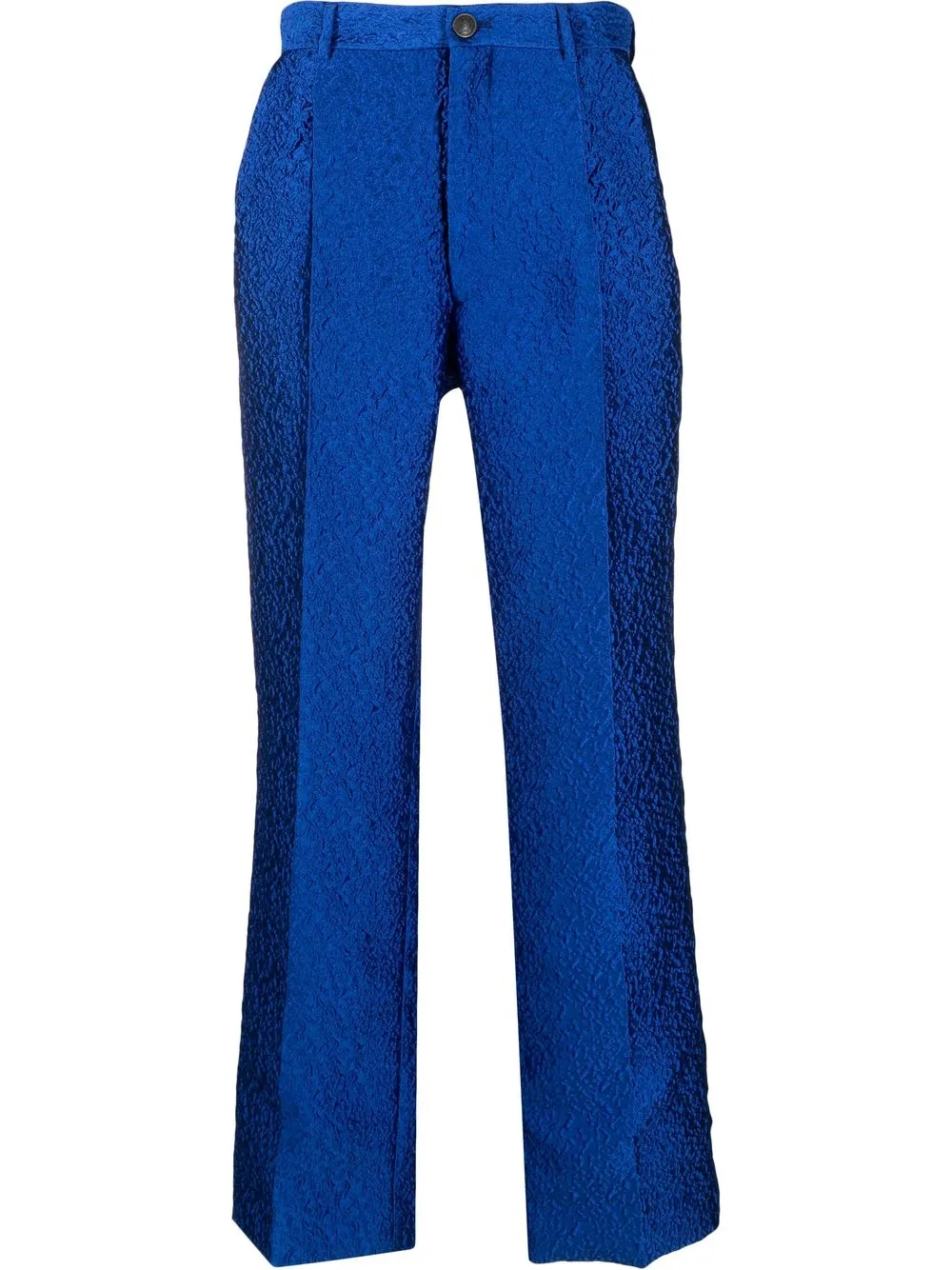 

Koché pantalones cargo con efecto satinado - Azul