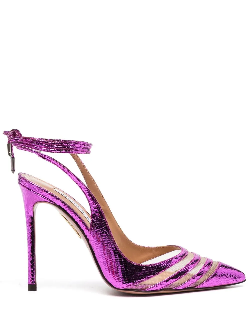 

Aquazzura zapatillas Unfaithful con tacón de 105mm - Morado