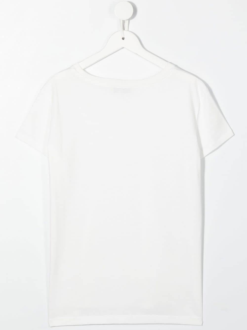 Shop Emilio Pucci Junior Logo-print T-shirt In Weiss