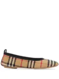 Burberry Vintage Check ballerina shoes - Neutrals