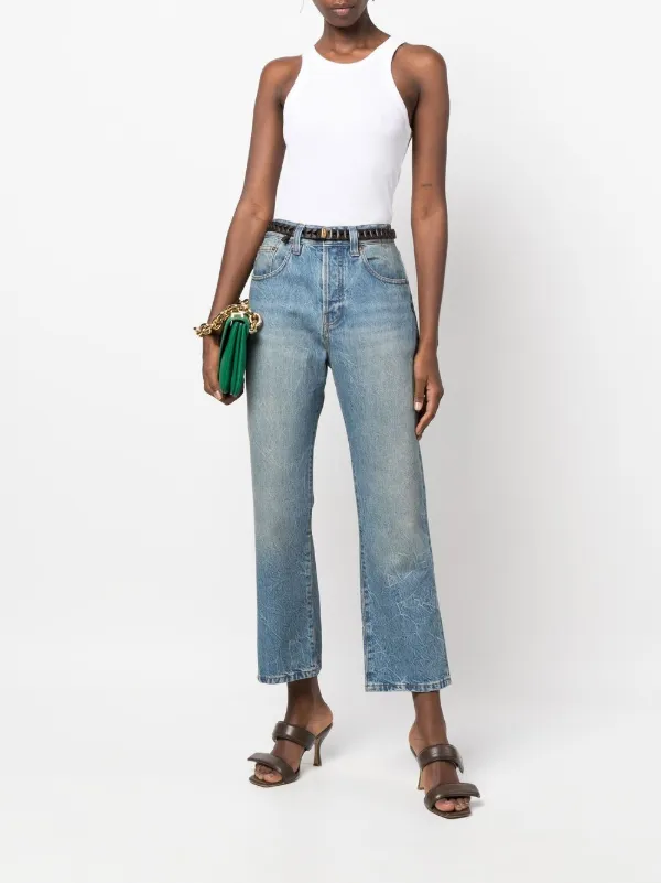 Victoria Beckham high-rise Washed 