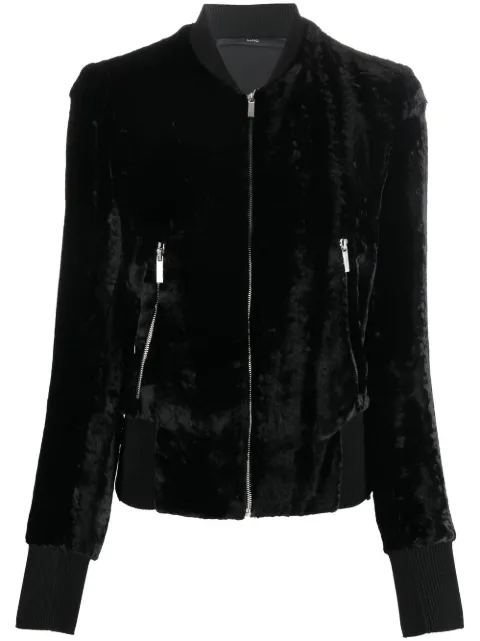 SAPIO velvet bomber jacket