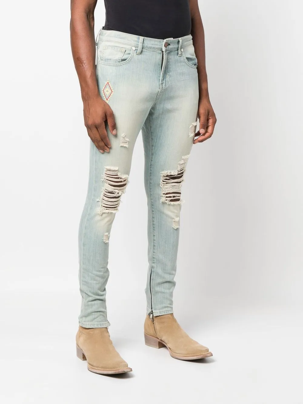United Rivers Skinny jeans Blauw