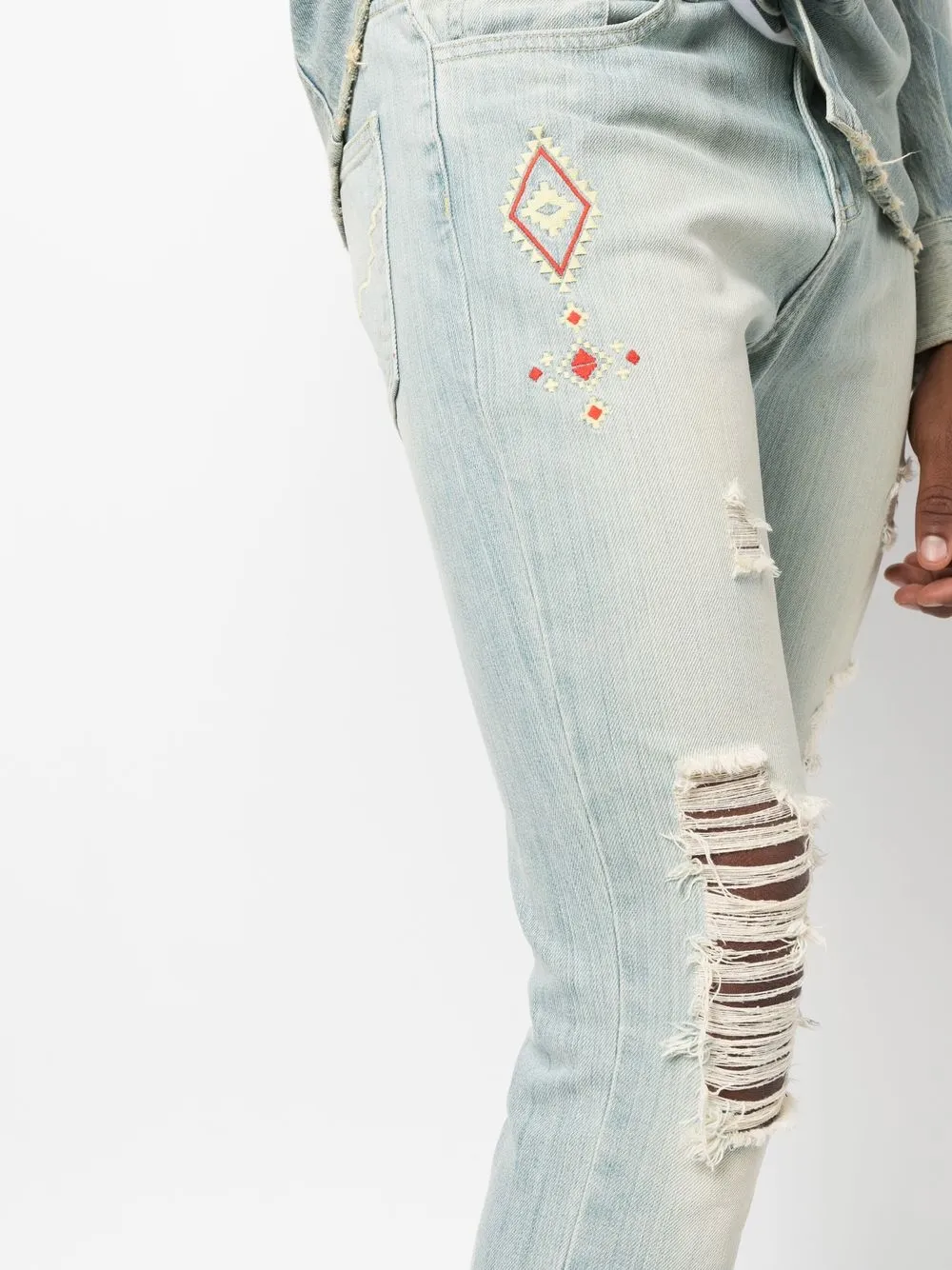 United Rivers Skinny jeans Blauw