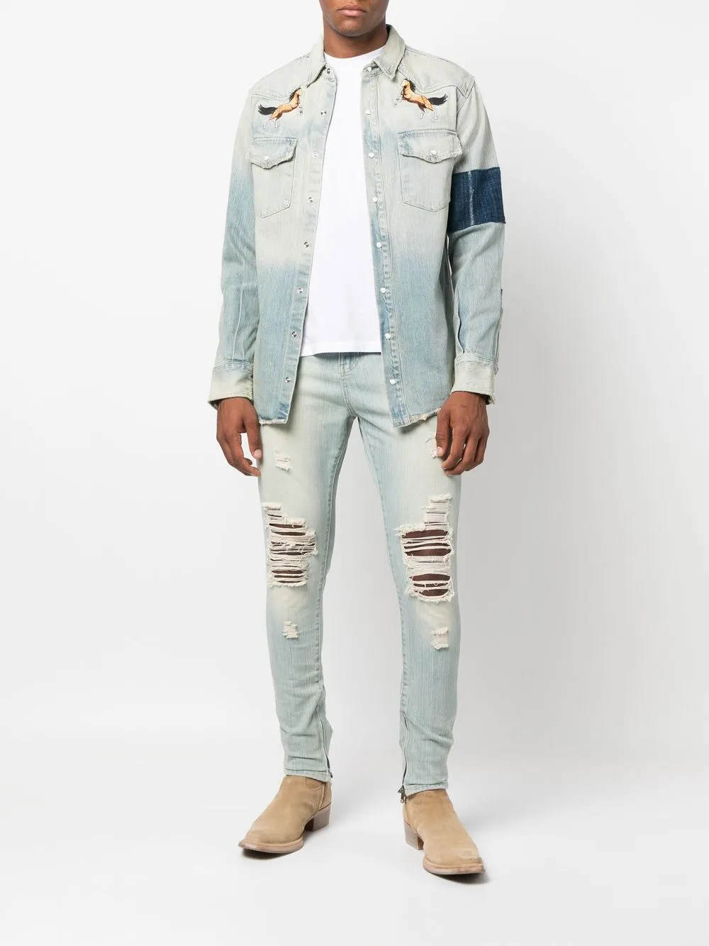 United Rivers Skinny jeans Blauw