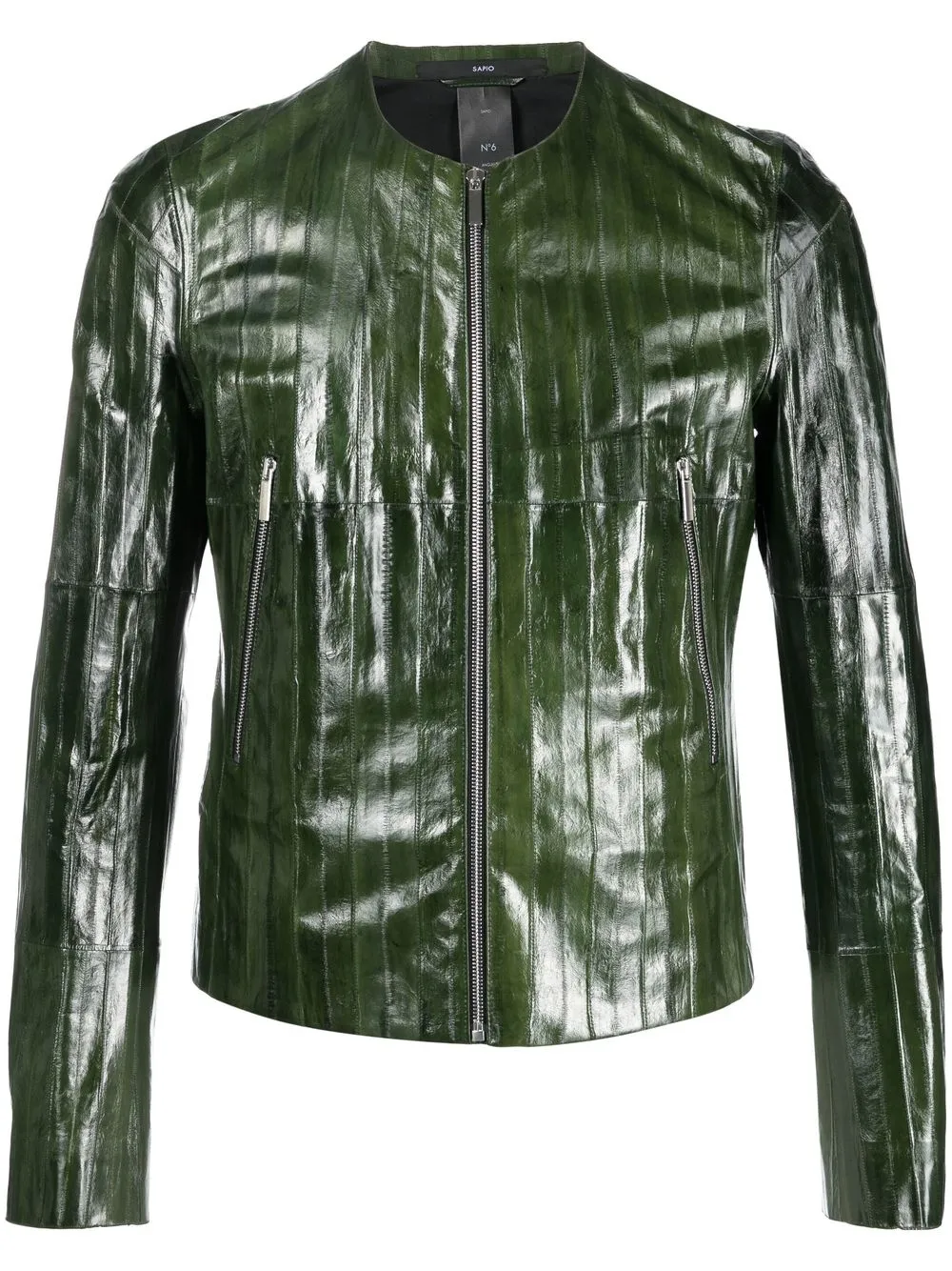 

SAPIO round-neck zip-front jacket - Green