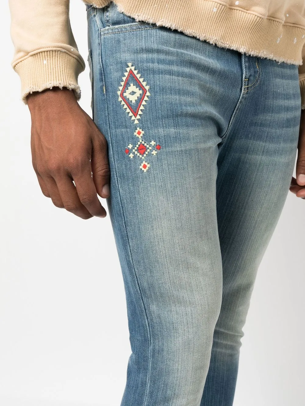 United Rivers Skinny jeans Blauw