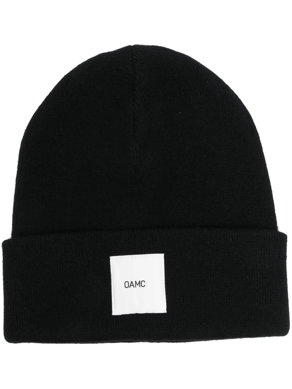 

OAMC logo patch cashmere beanie - Black