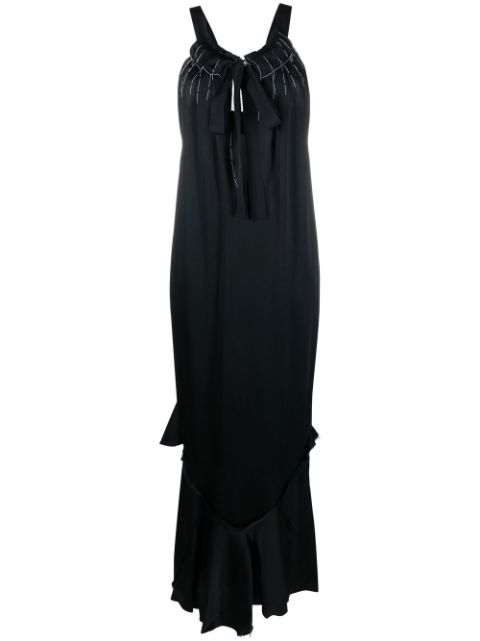 Maison Margiela crepe satin maxi dress Women