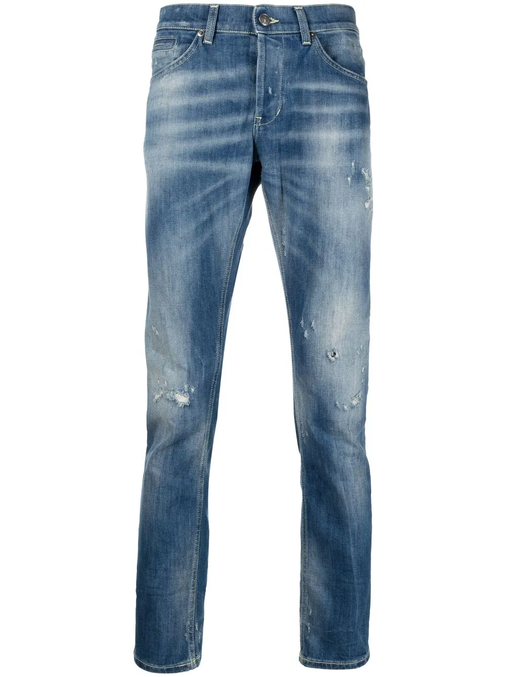 

DONDUP skinny jeans con efecto envejecido - Azul