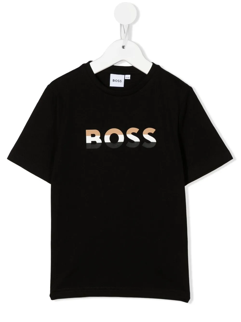 

BOSS Kidswear logo-print cotton T-Shirt - Black
