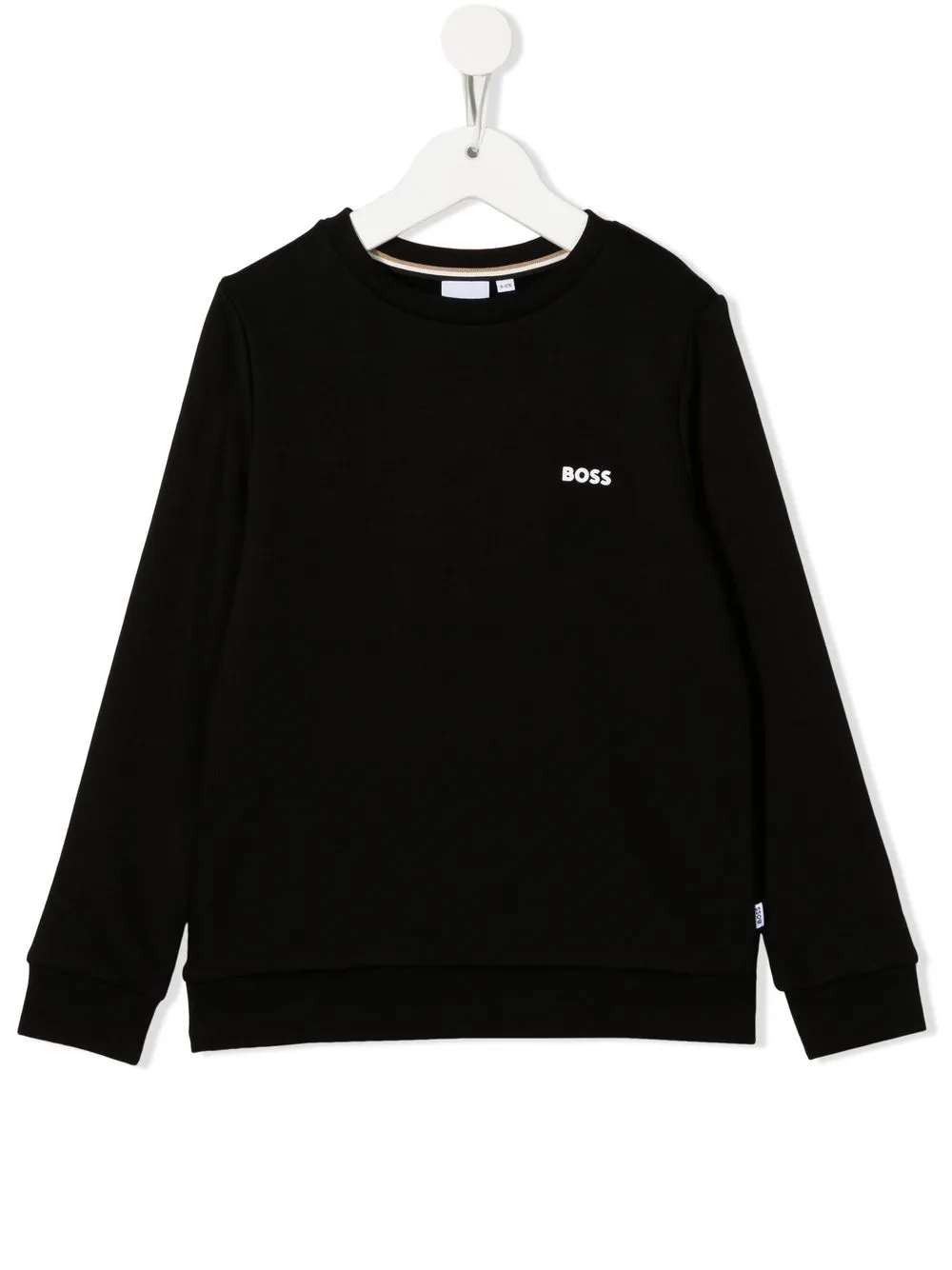 

BOSS Kidswear sudadera con logo estampado - Negro