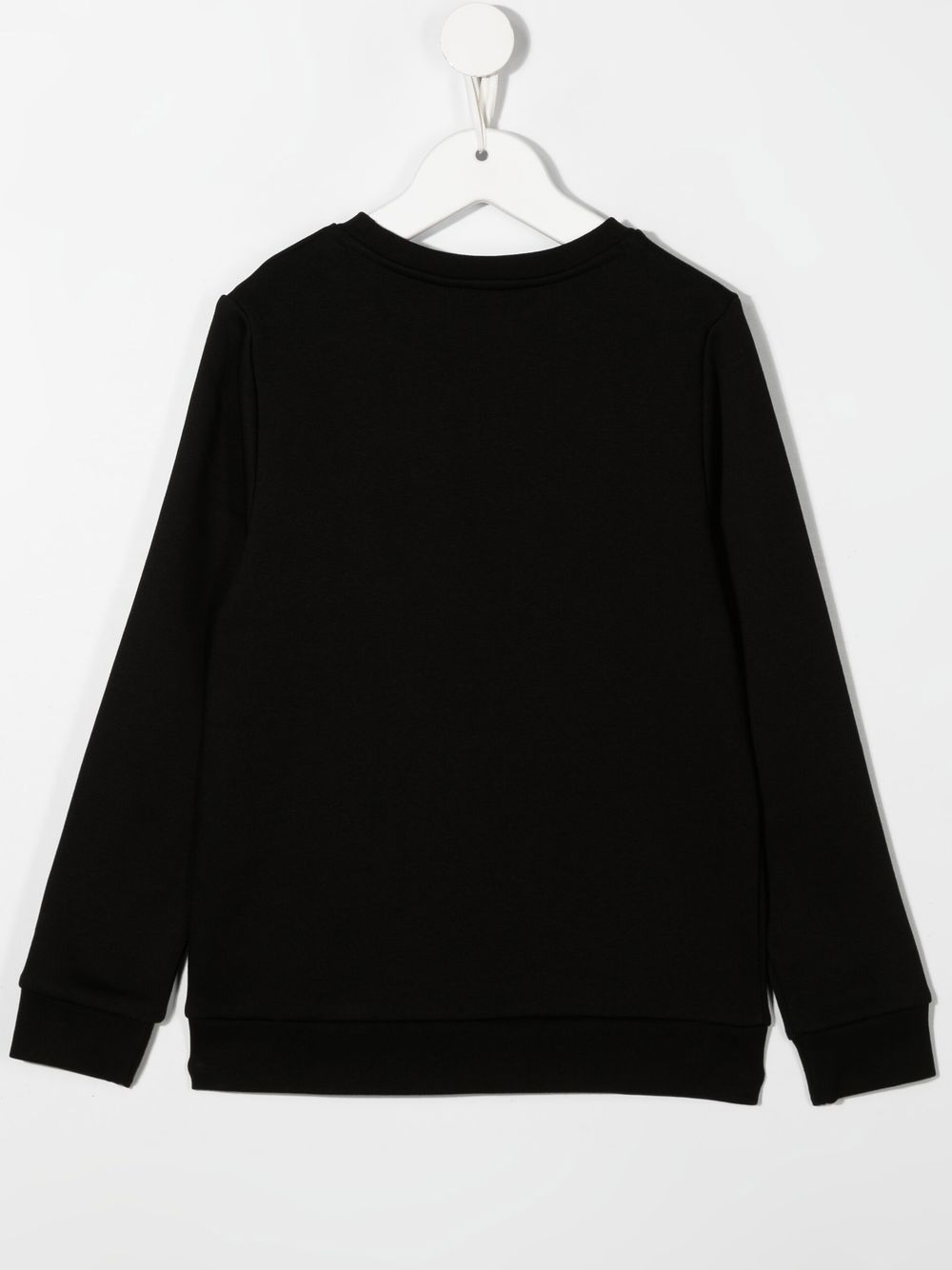 BOSS Kidswear Sweater met logoprint - Zwart