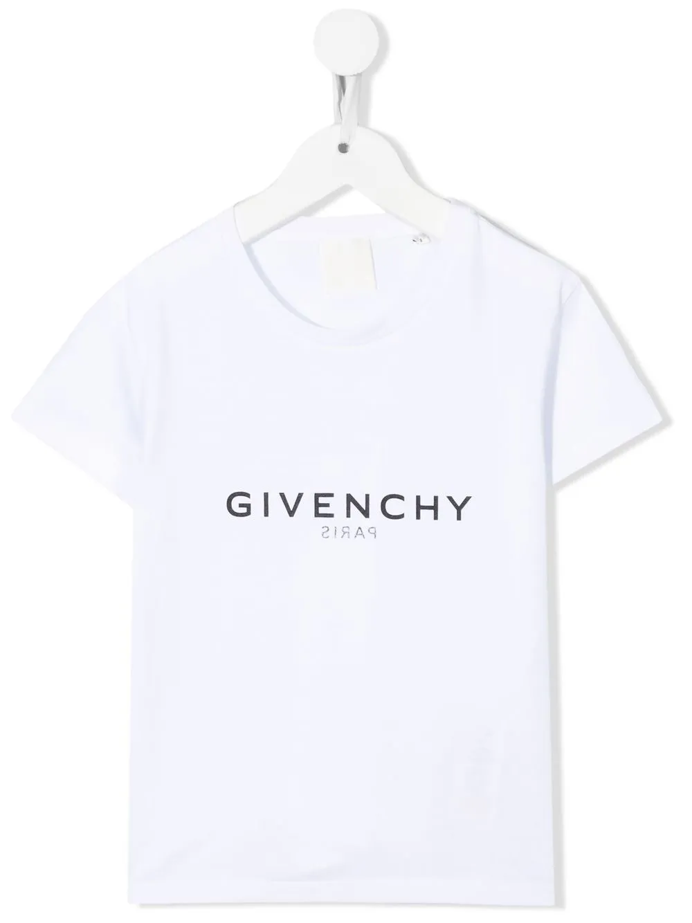 

Givenchy Kids playera con logo estampado - Blanco