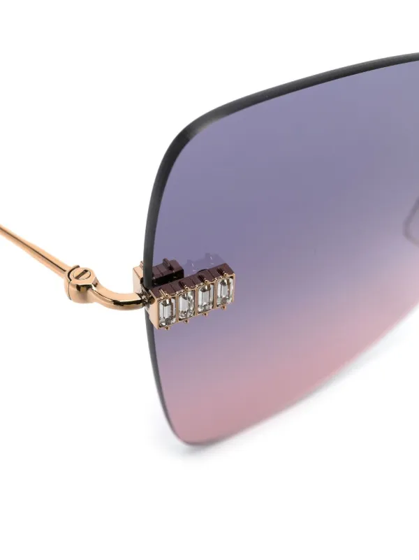 Miu miu on sale purple sunglasses