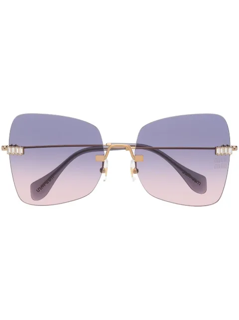 Miu Miu Eyewear - square gradient sunglasses