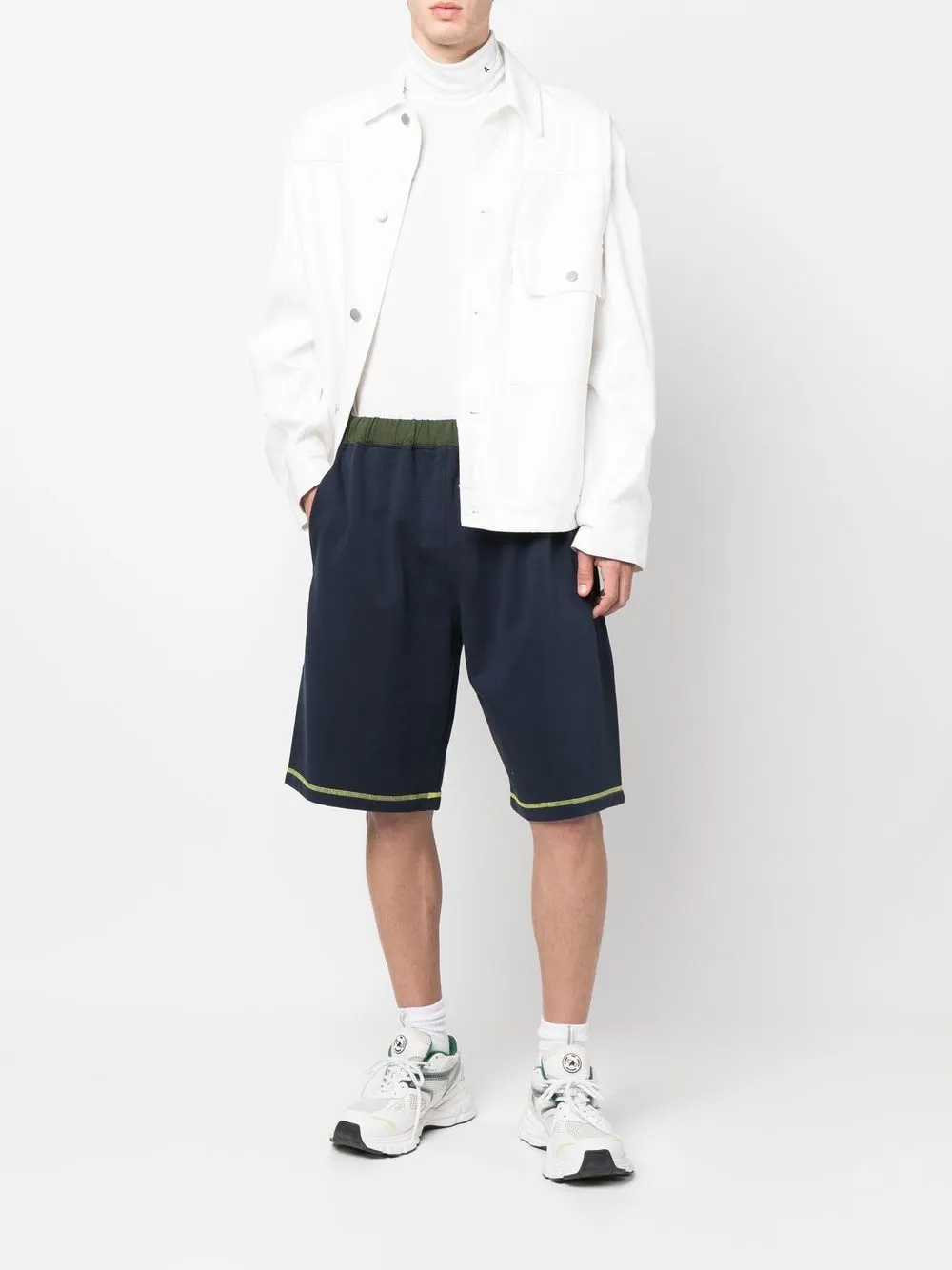 Kenzo Trainingsshorts met logoprint - Blauw