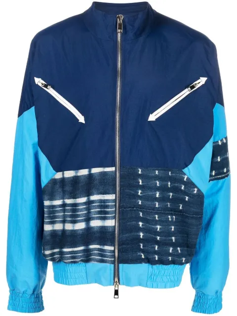 United Rivers patchwork zipped jacket