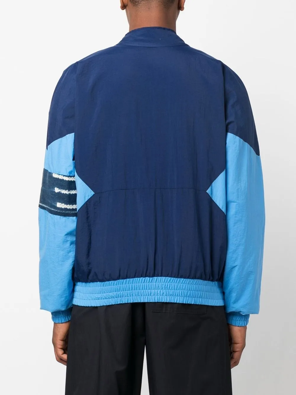 United Rivers Patchwork Zipped Jacket In Blue