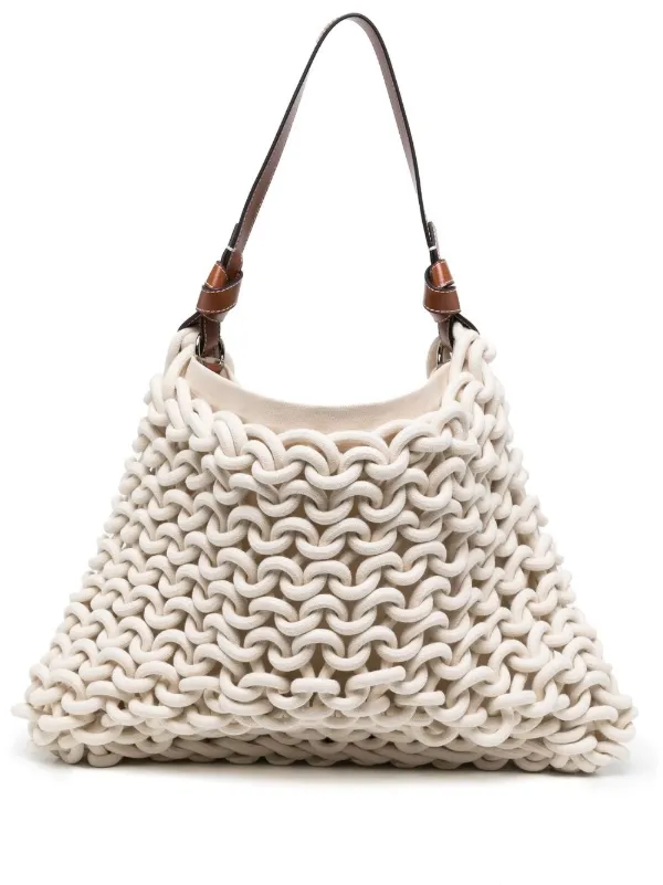 Staud チャンキーニット ショルダーバッグ Farfetch