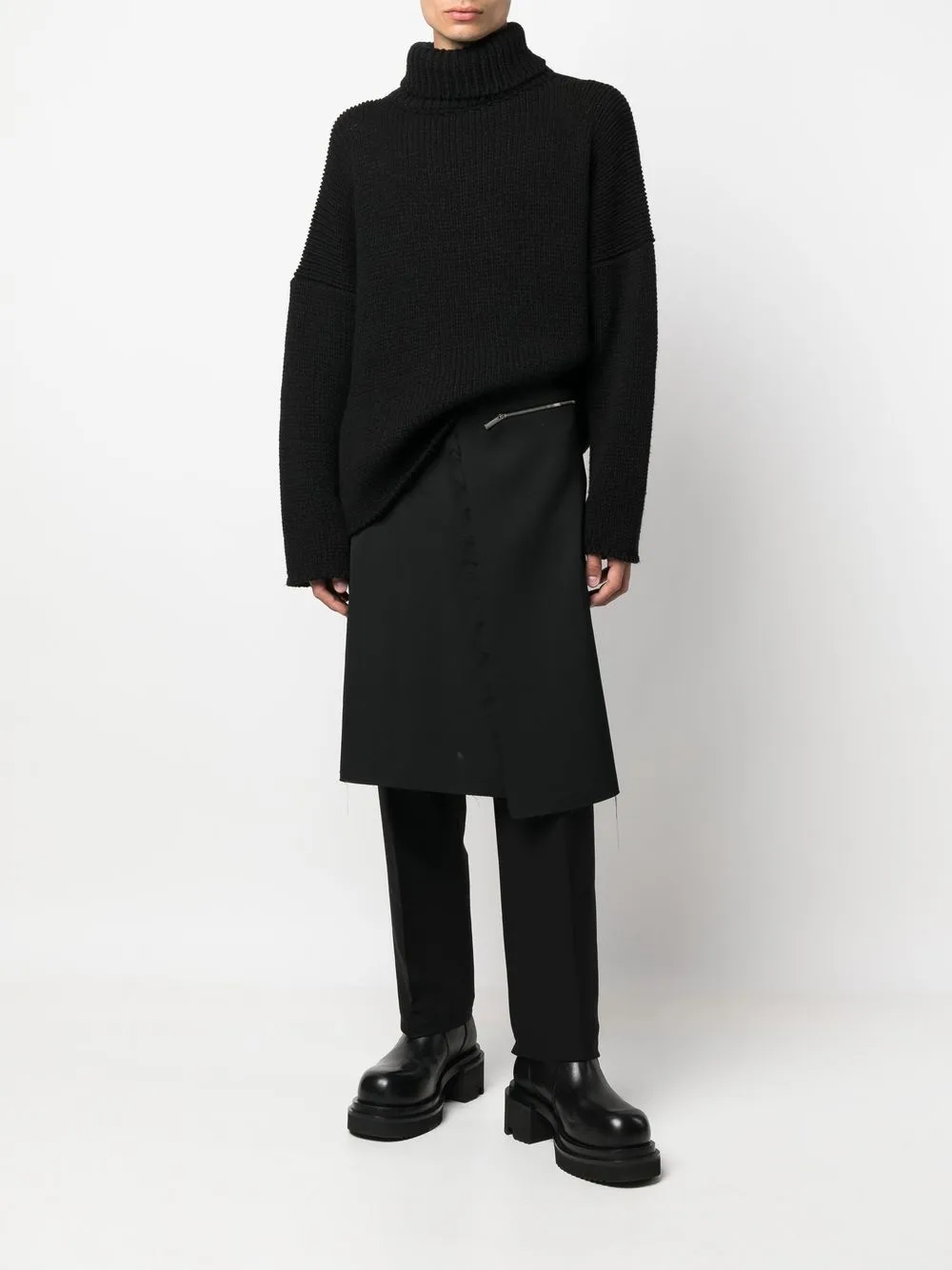 SAPIO asymmetric wrap skirt | Image 2