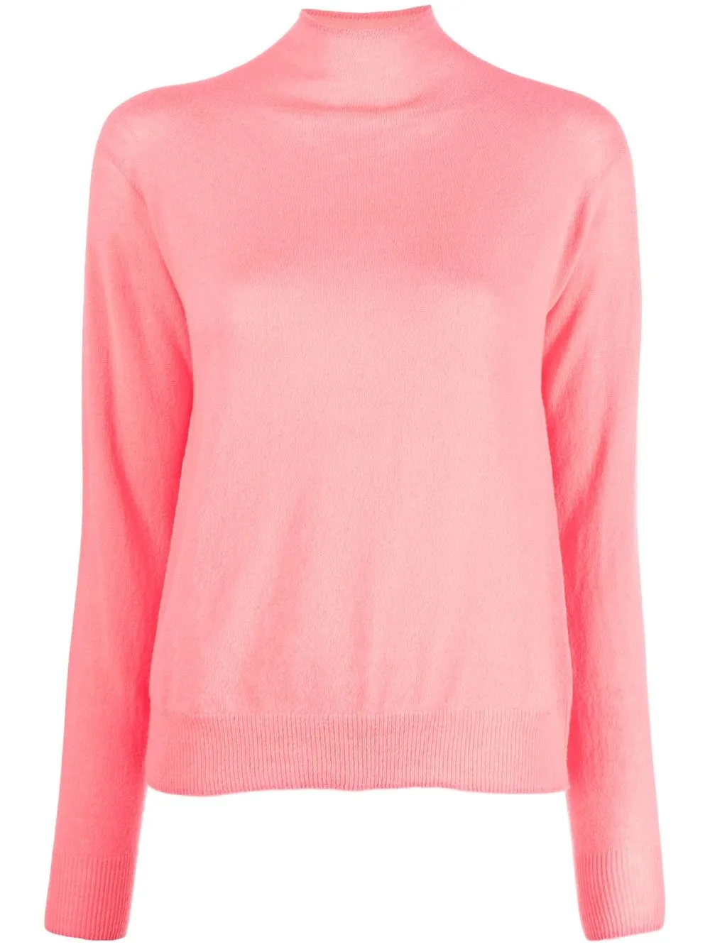 

Alysi ribbed-knit roll neck jumper - Pink