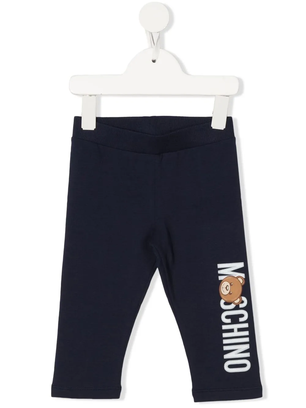 

Moschino Kids pants con motivo Teddy Bear - Azul