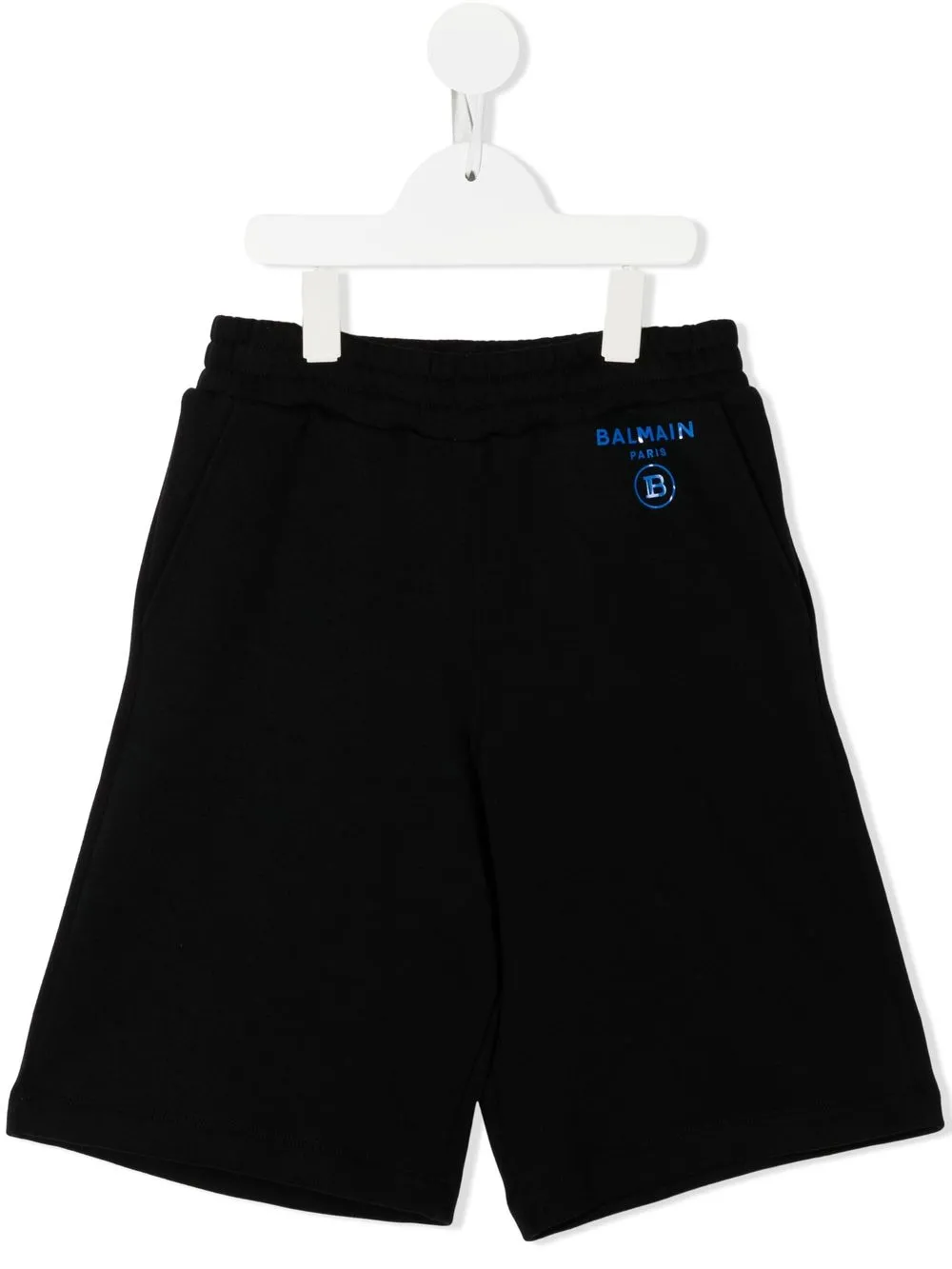 

Balmain Kids shorts deportivos con logo estampado - Negro