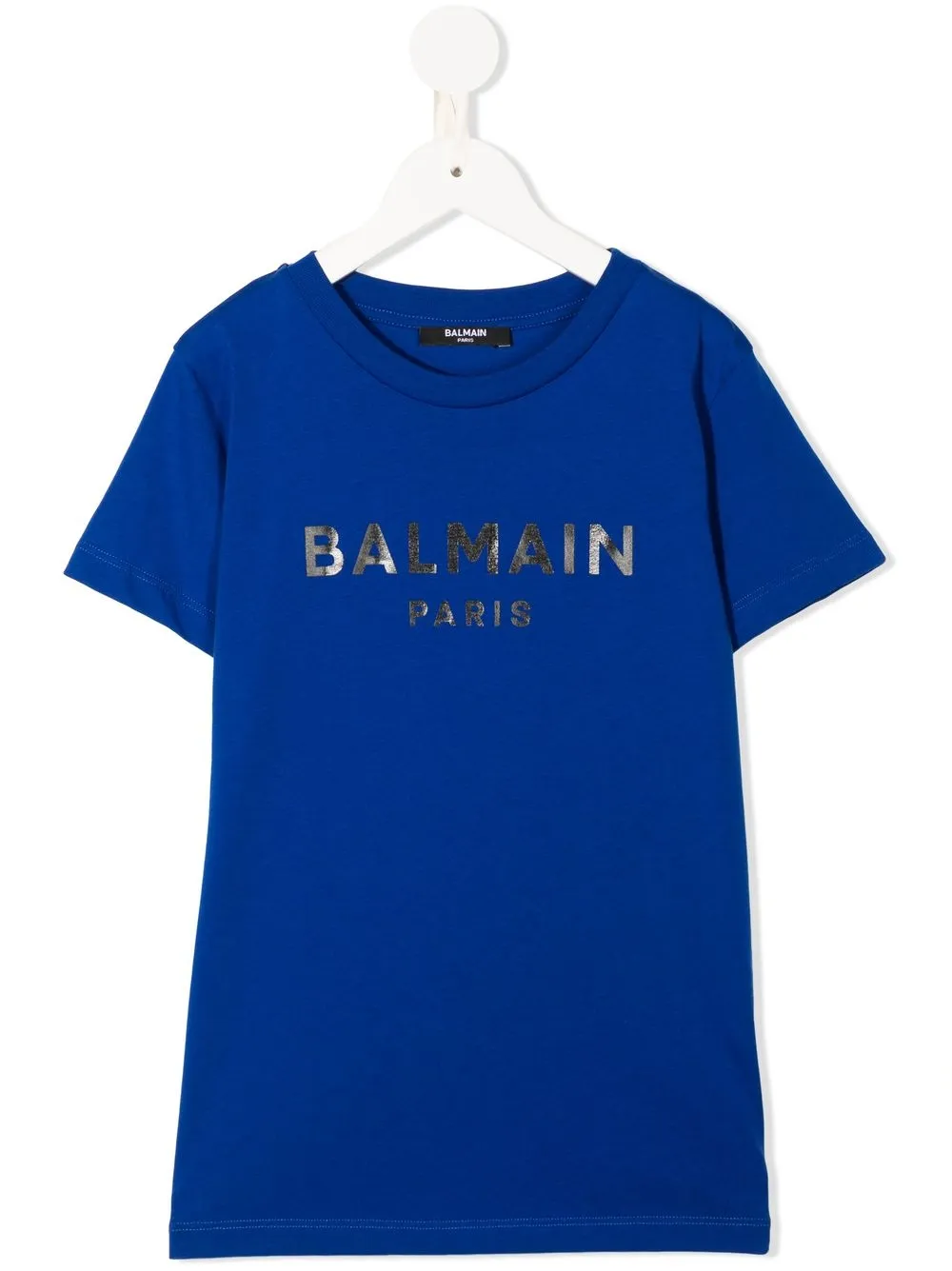 ＜Farfetch＞ Balmain Kids ロゴ Tシャツ - ブルー