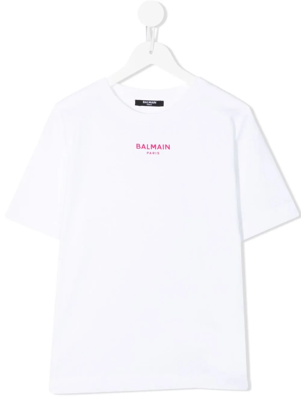 

Balmain Kids playera con logo estampado - Blanco