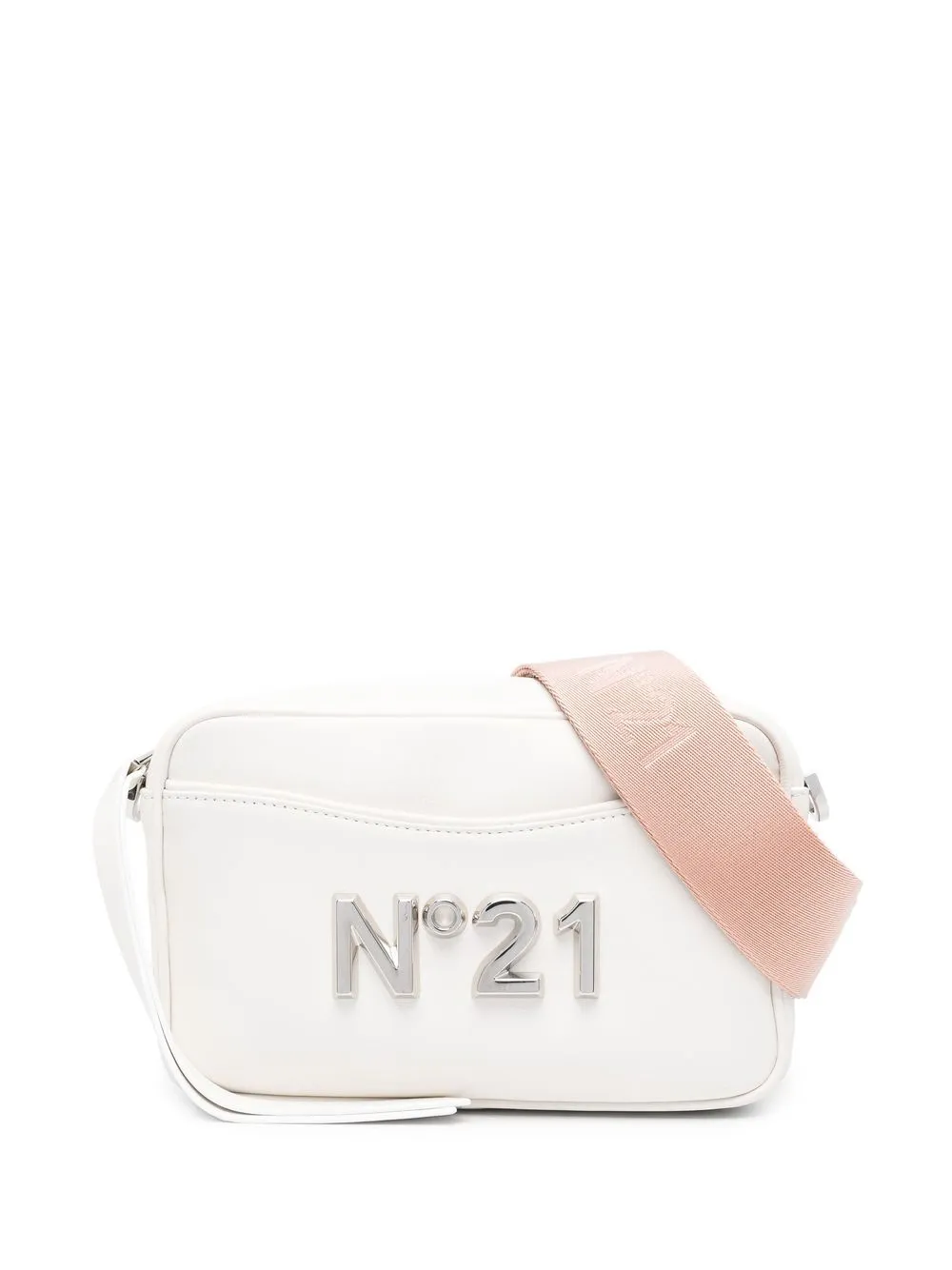 

Nº21 bolsa crossbody con placa del logo - Blanco