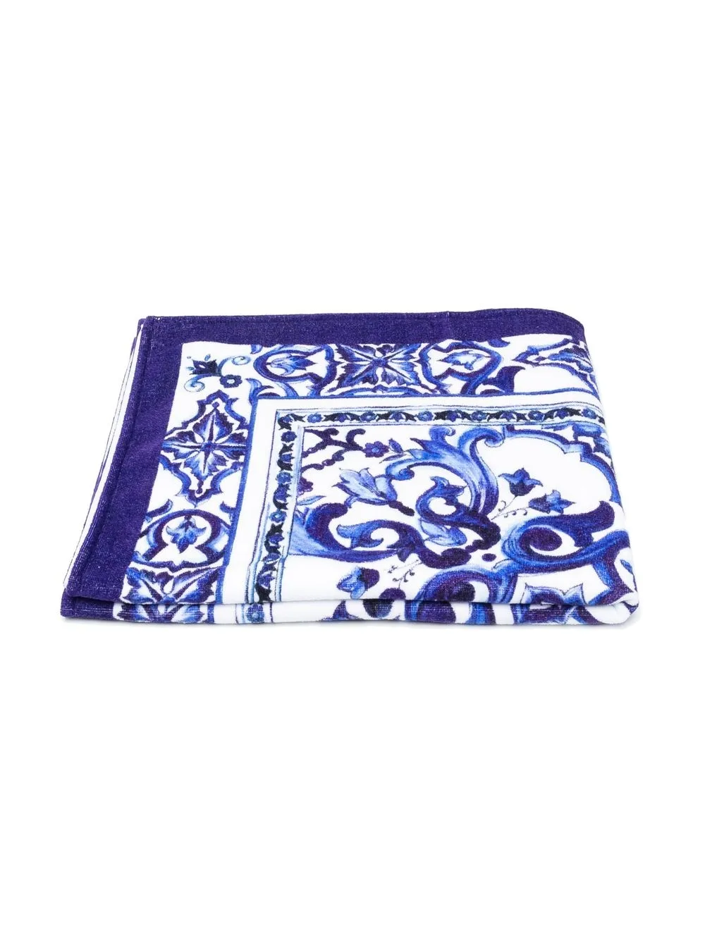 Dolce & Gabbana Kids Toalla Con Motivo De Azulejo - Farfetch