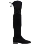 Stuart Weitzman tie-fastened thigh high boots - Black