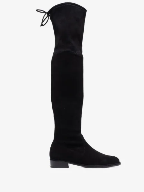 Stuart Weitzman tie-fastened thigh high boots