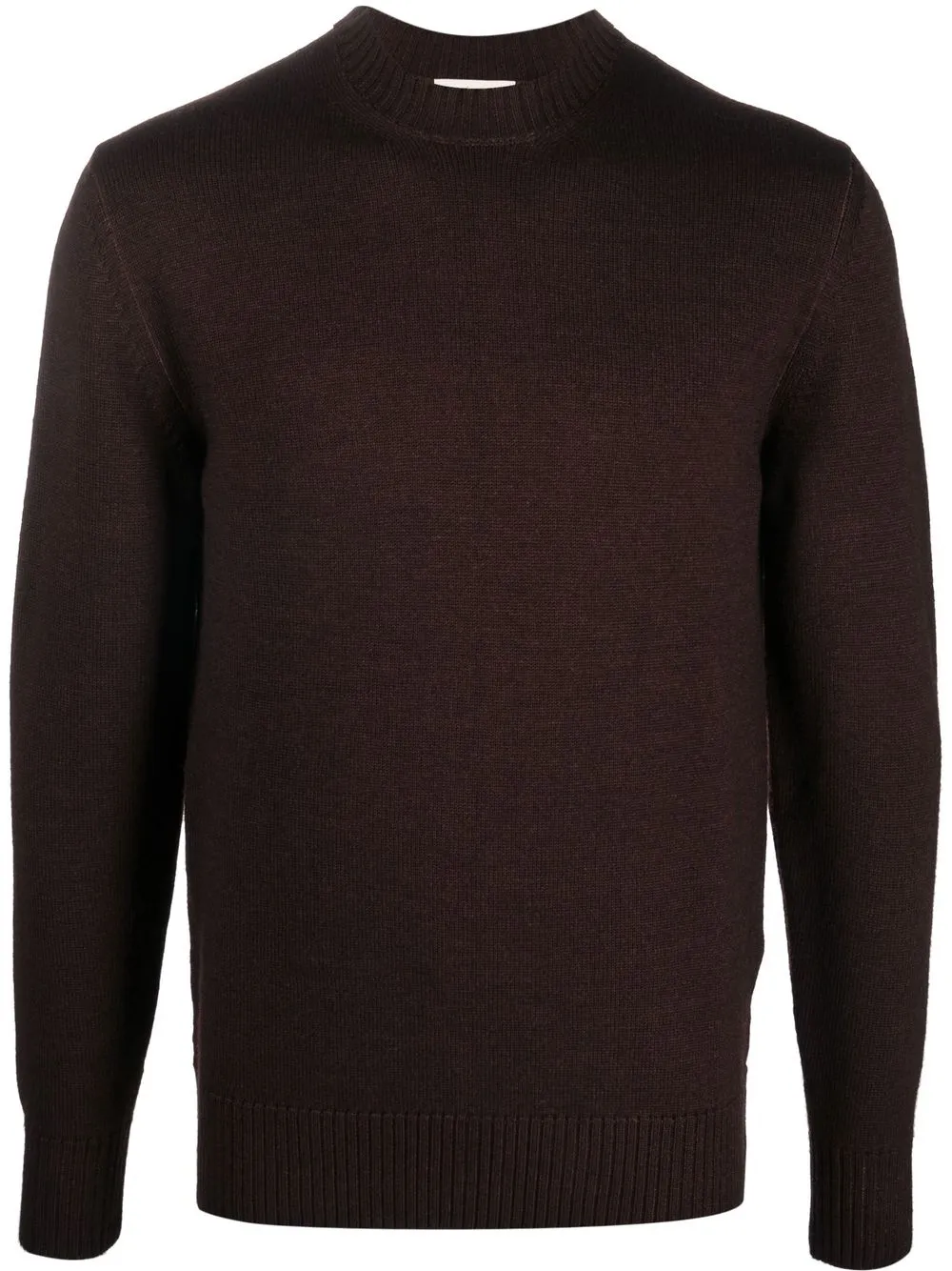 

Altea ribbed-knit crew neck sweater - Brown