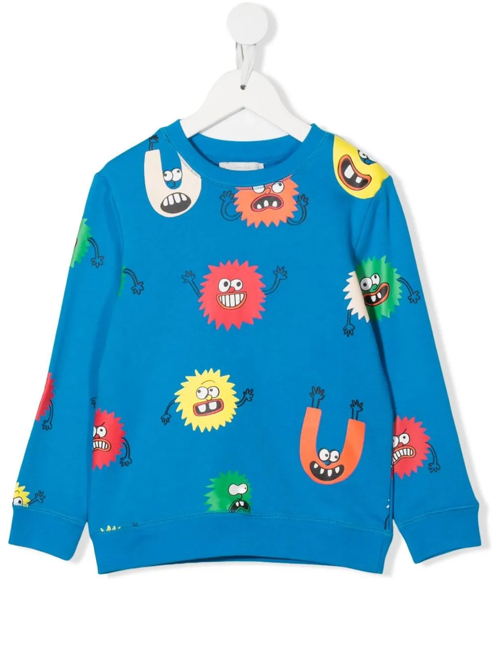 

Stella McCartney Kids suéter con estampado Little Monster - Azul