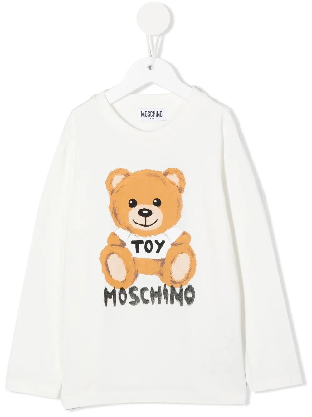 

Moschino Kids playera con estampado Teddy Bear - Blanco